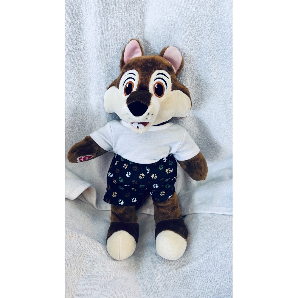 Build-A-Bear Wiley Wolf Great Wolf Lodge Plush 16" The Great Wolf Pack Outfit